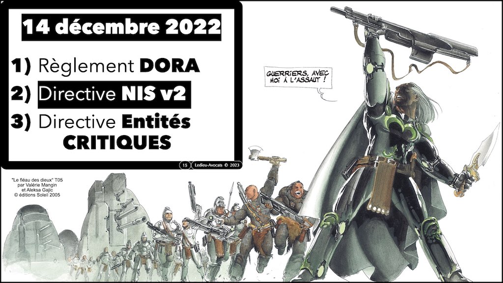 #498 IT Paris NISv2 DORA & RSSI impact direct sur le prestataire IT sous-traitant © Ledieu-Avocats 27-09-2023.015