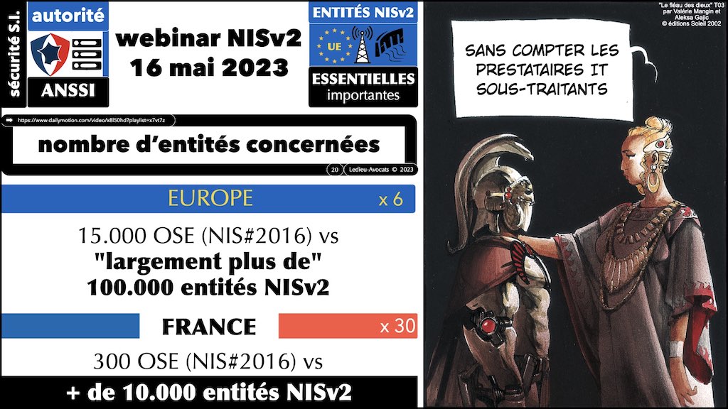 #498 IT Paris NISv2 DORA & RSSI impact direct sur le prestataire IT sous-traitant © Ledieu-Avocats 27-09-2023.020