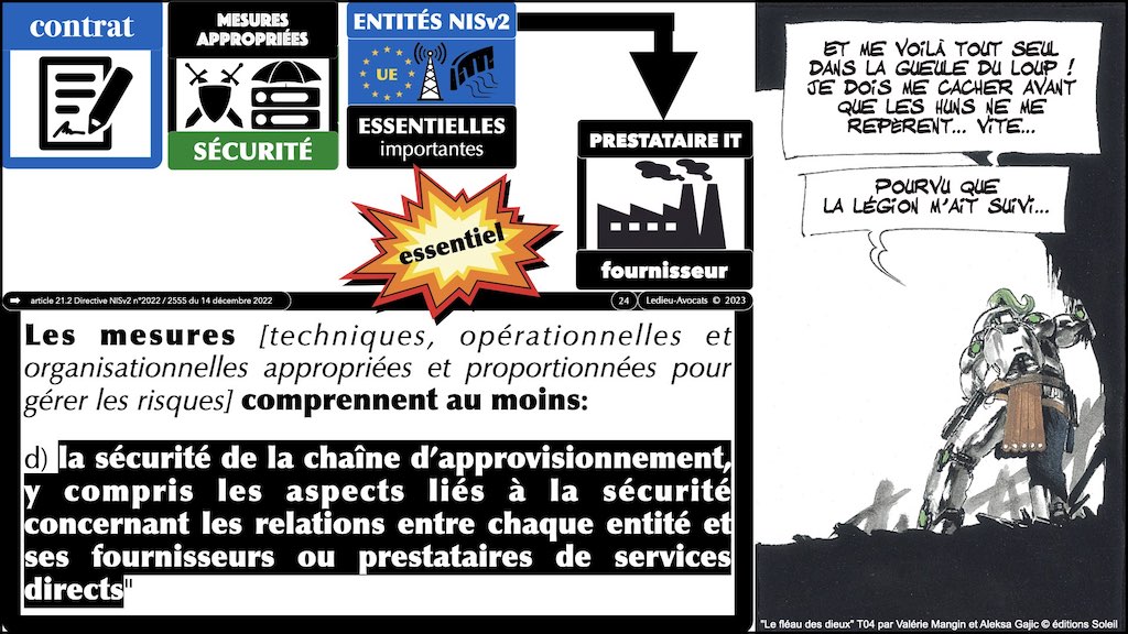 #498 IT Paris NISv2 DORA & RSSI impact direct sur le prestataire IT sous-traitant © Ledieu-Avocats 27-09-2023.024