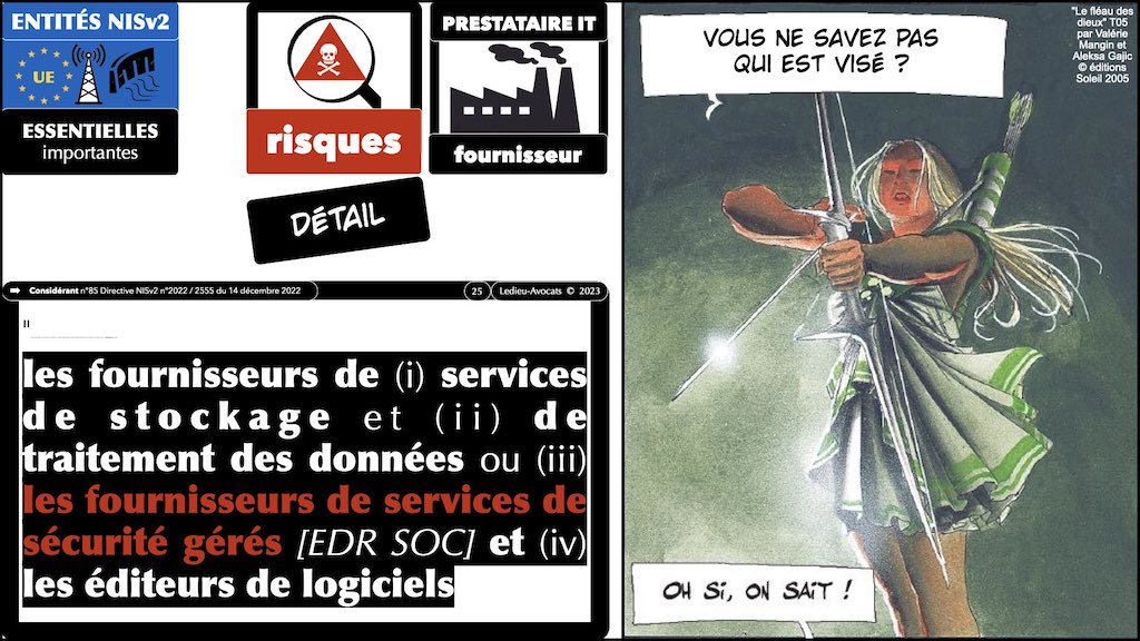 #498 IT Paris NISv2 DORA & RSSI impact direct sur le prestataire IT sous-traitant © Ledieu-Avocats 27-09-2023.025