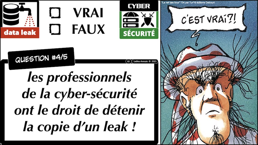 ‎#492 la cyber sécurité et le droit EN 2023 conférence TOTAL ENERGIE © Ledieu-Avocats 30-08-2023 © Ledieu-Avocats 2023.‎085