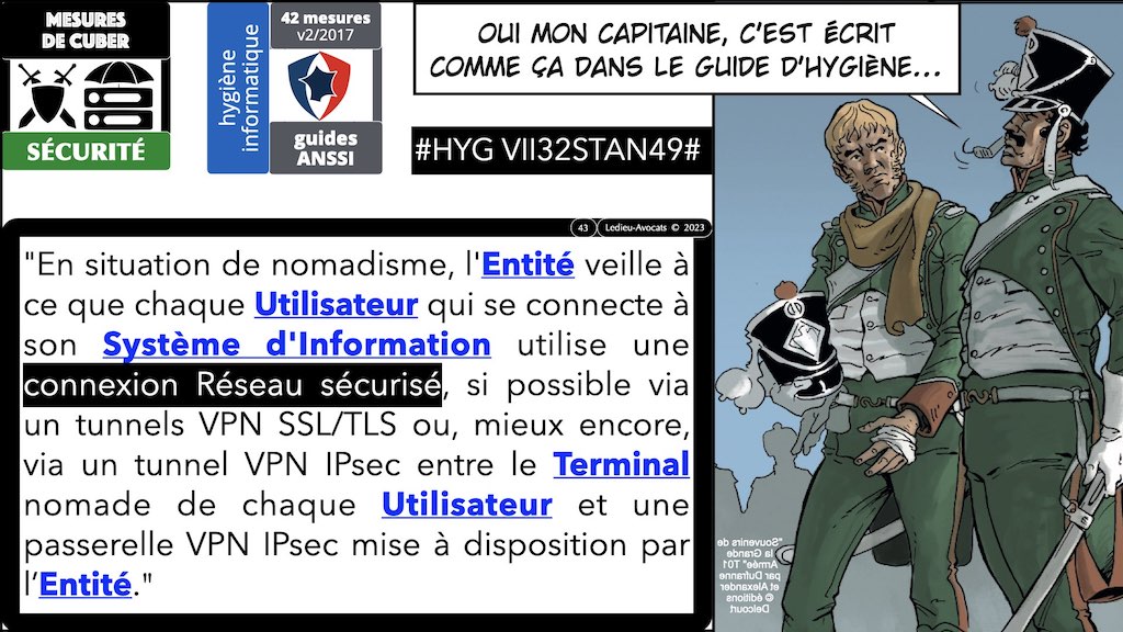 ‎#494 NISv2 ANSSI la cyber sécurité des communications électroniques CLUB UTILISATEURS THEGREENBOW 12 septembre 2023 © Ledieu-Avocats 07-09-2023.‎043