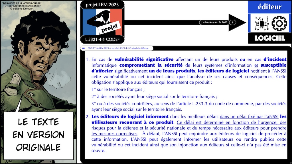 #501 LPM 2023 aspects cyber veille législation OSSIR 10 octobre 2023 © Ledieu-Avocats 10-10-2023.005