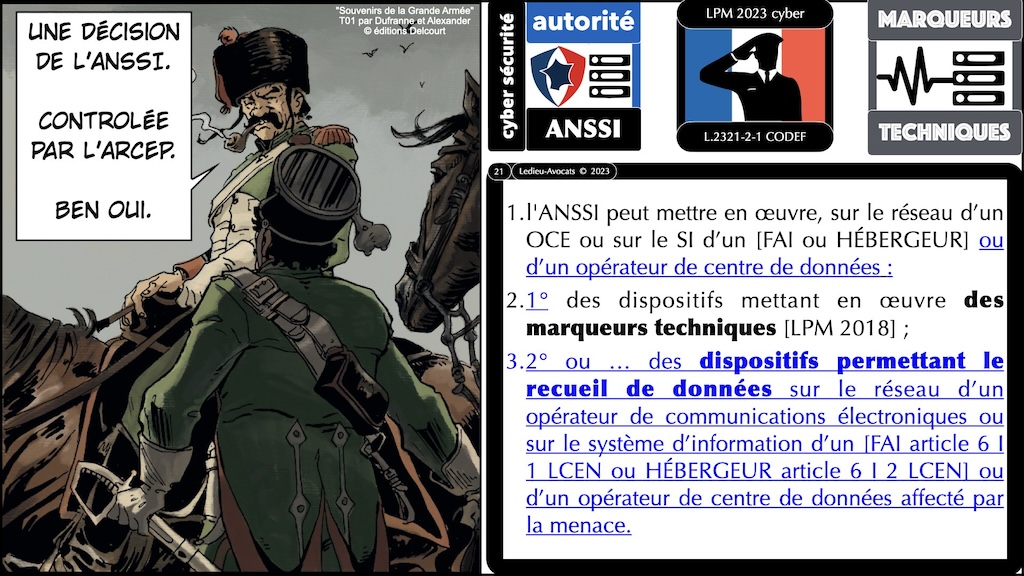 #501 LPM 2023 aspects cyber veille législation OSSIR 10 octobre 2023 © Ledieu-Avocats 10-10-2023.021