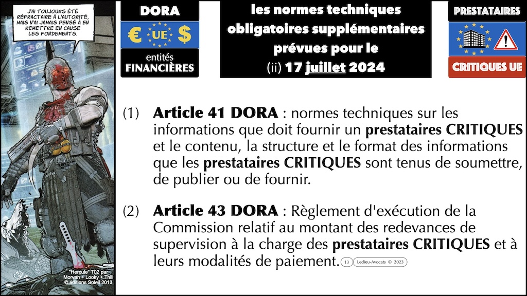 #507 déchiffrer DORA #03 résilience et principe de proportionnalité les prestataires critiques UE © Ledieu-Avocats 31-10-2023.009