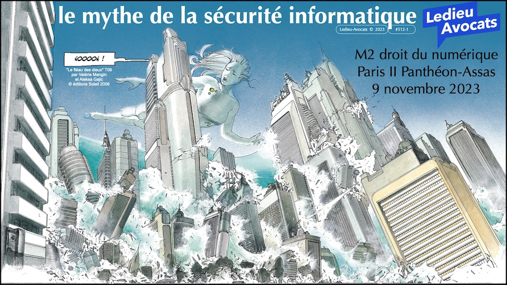 Le MYTHE sécurité informatique M2 droit du numérique Paris II Panthéon-Assas © Ledieu-Avocats 2023