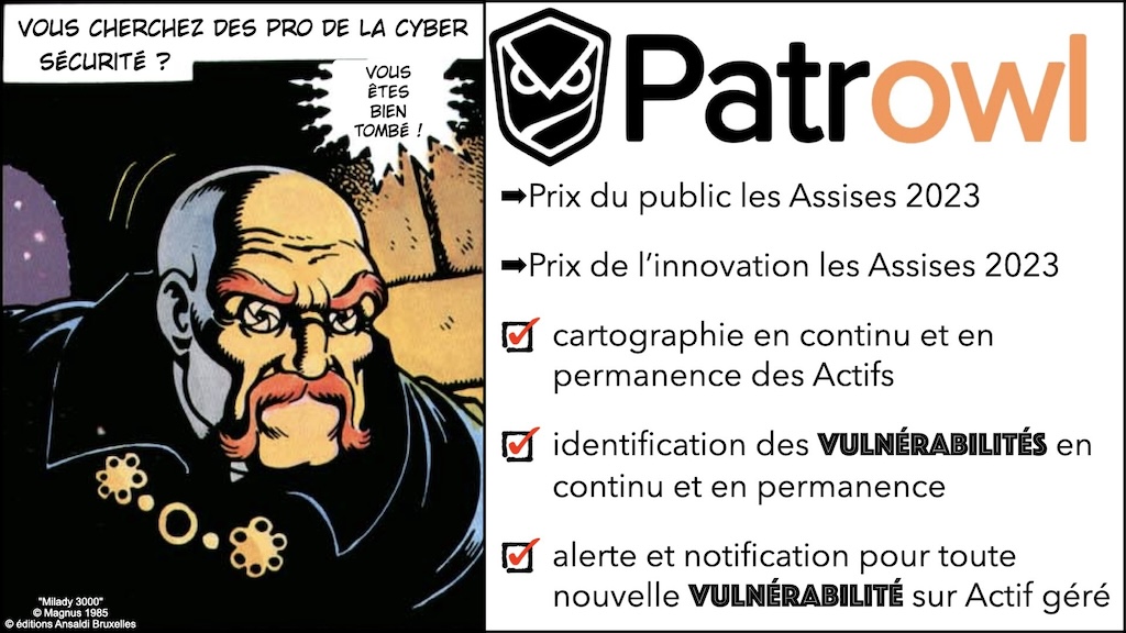 #514 déchiffrer DORA #05 détection des vulnérabilités PATROWL © Ledieu-Avocats 10-11-2023.046
