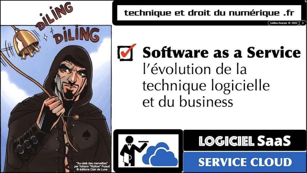 #516-2 M2 droit du numérique technique historique service LOGICIEL SaaS Software-as-a-Service cloud © Ledieu-Avocats 2023.001