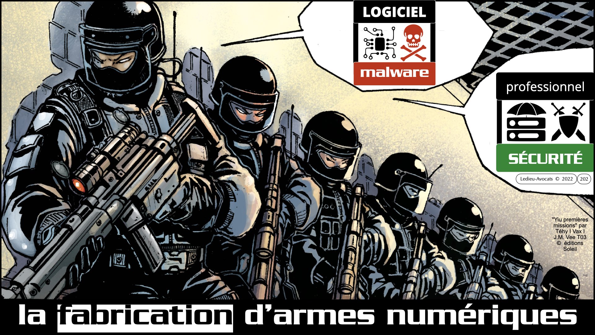 #520 M2 droit du numérique le DROIT de la violence numérique accès maintien frauduleux légitime défense action offensive © Ledieu-Avocats 22-11-2023.202