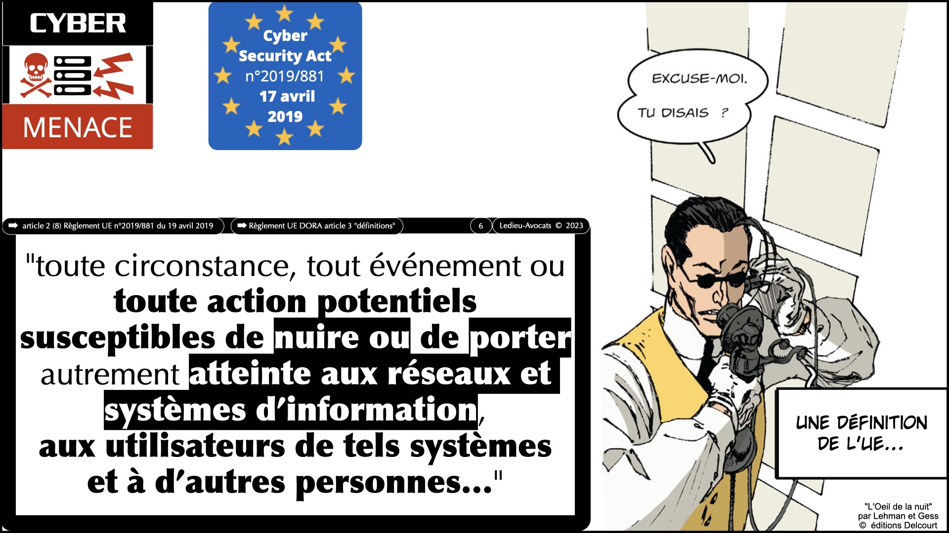 #522 la menace cyber expliquée aux Experts-Comptables ECF Ile de France 30 novembre 2023 © Ledieu-Avocats 2023.006