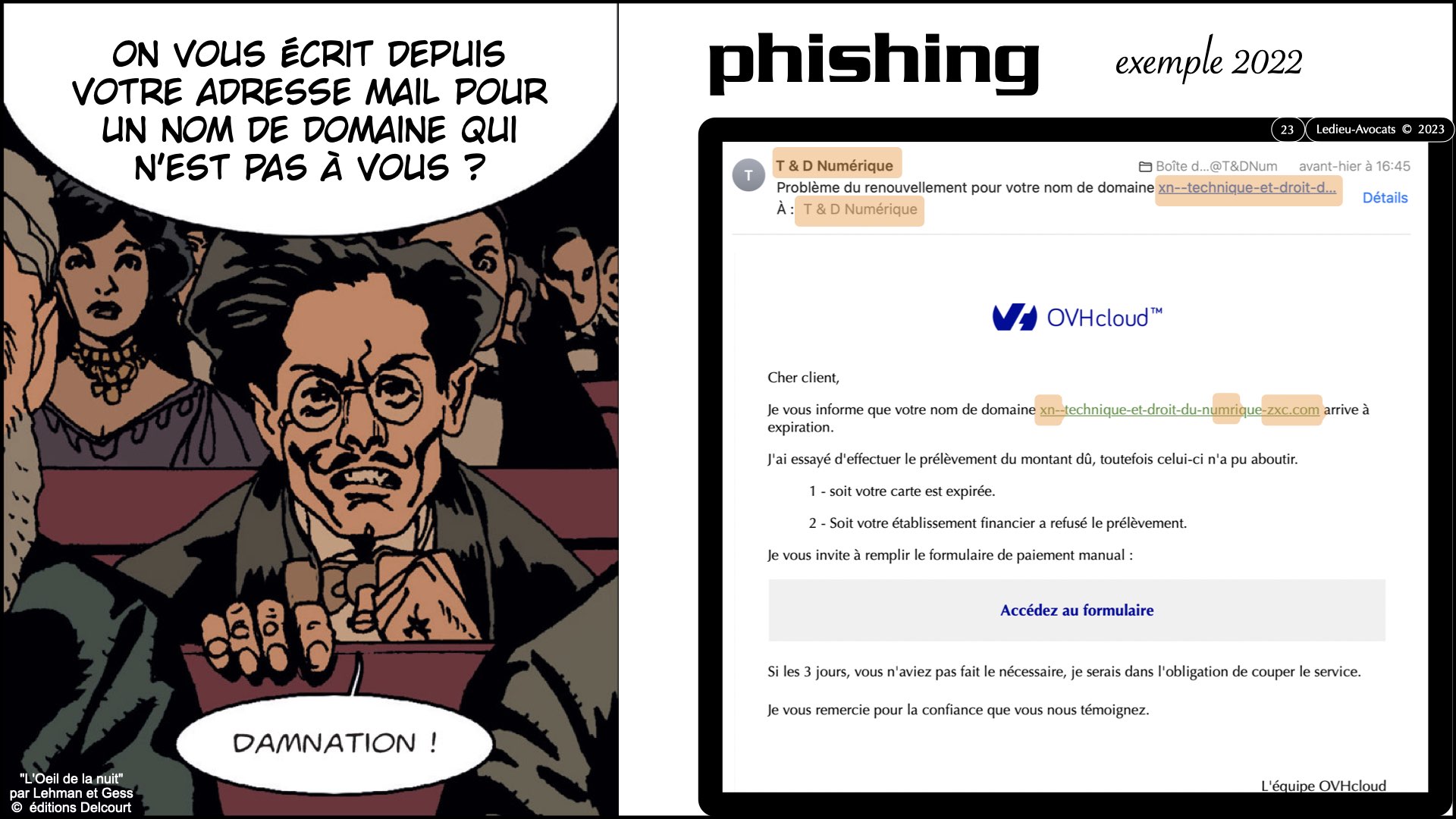 #522 la menace cyber expliquée aux Experts-Comptables ECF Ile de France 30 novembre 2023 © Ledieu-Avocats 2023.023