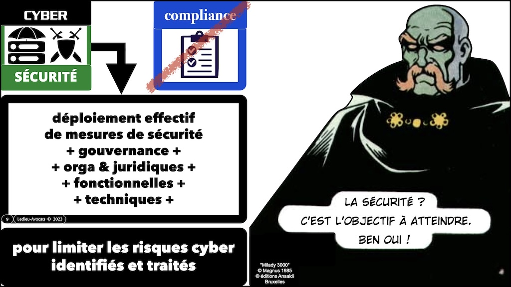 #521 cyber securité vs compliance - NISv2 15 mesures de cyber sécurité © Ledieu-Avocats 2023.002