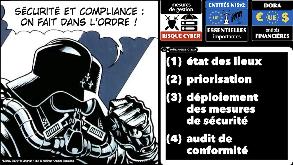 #521 cyber securité vs compliance - NISv2 15 mesures de cyber sécurité © Ledieu-Avocats 2023.005