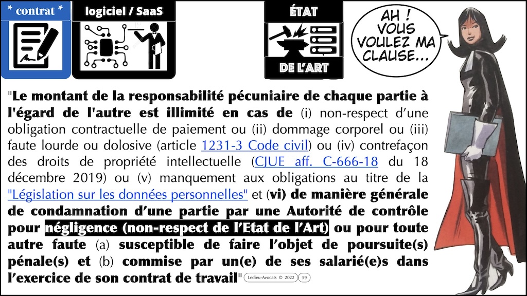 #526-2 formation METIERS état de l'art et NEGLIGENCE Alcatel Lucent Enterprise 19 décembre 2023 © Ledieu-Avocats 2023.059
