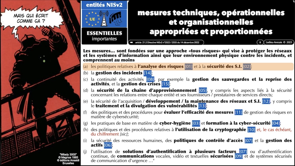 #527-03 ISO les mesures de cyber sécurité Ordre des Avocats de Paris 20-12-2023 © Ledieu-Avocats 2023.008