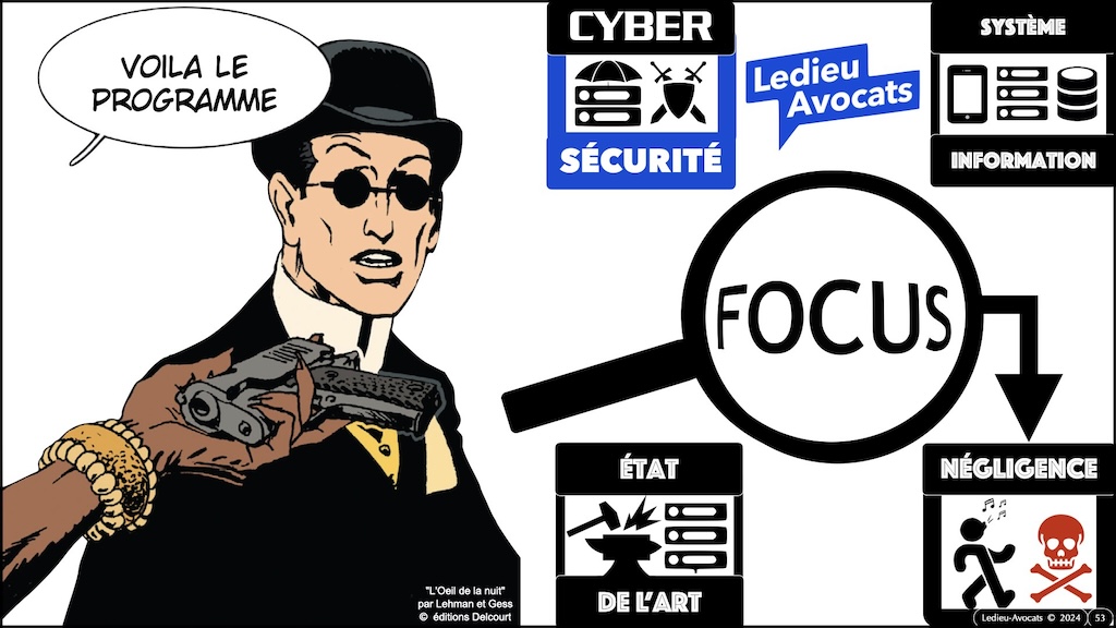 #531 cyber sécurité - état de l'art - négligence © Ledieu-Avocats 2024.053