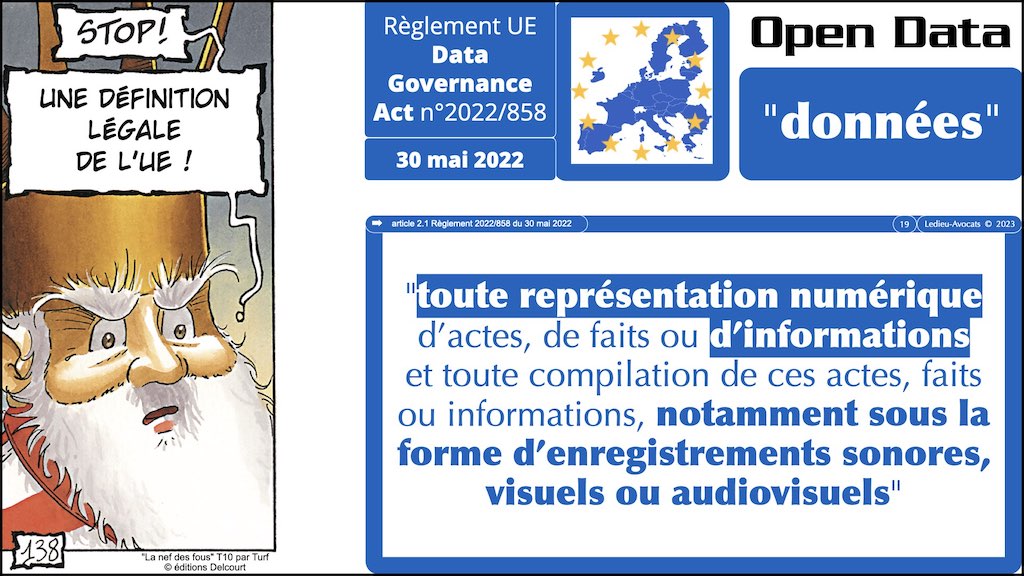 définition légale de "donnée" numérique #451 le droit de l'OSINT #1 donnée ? information ? OSINT ? leak ? © Ledieu-Avocats 22023