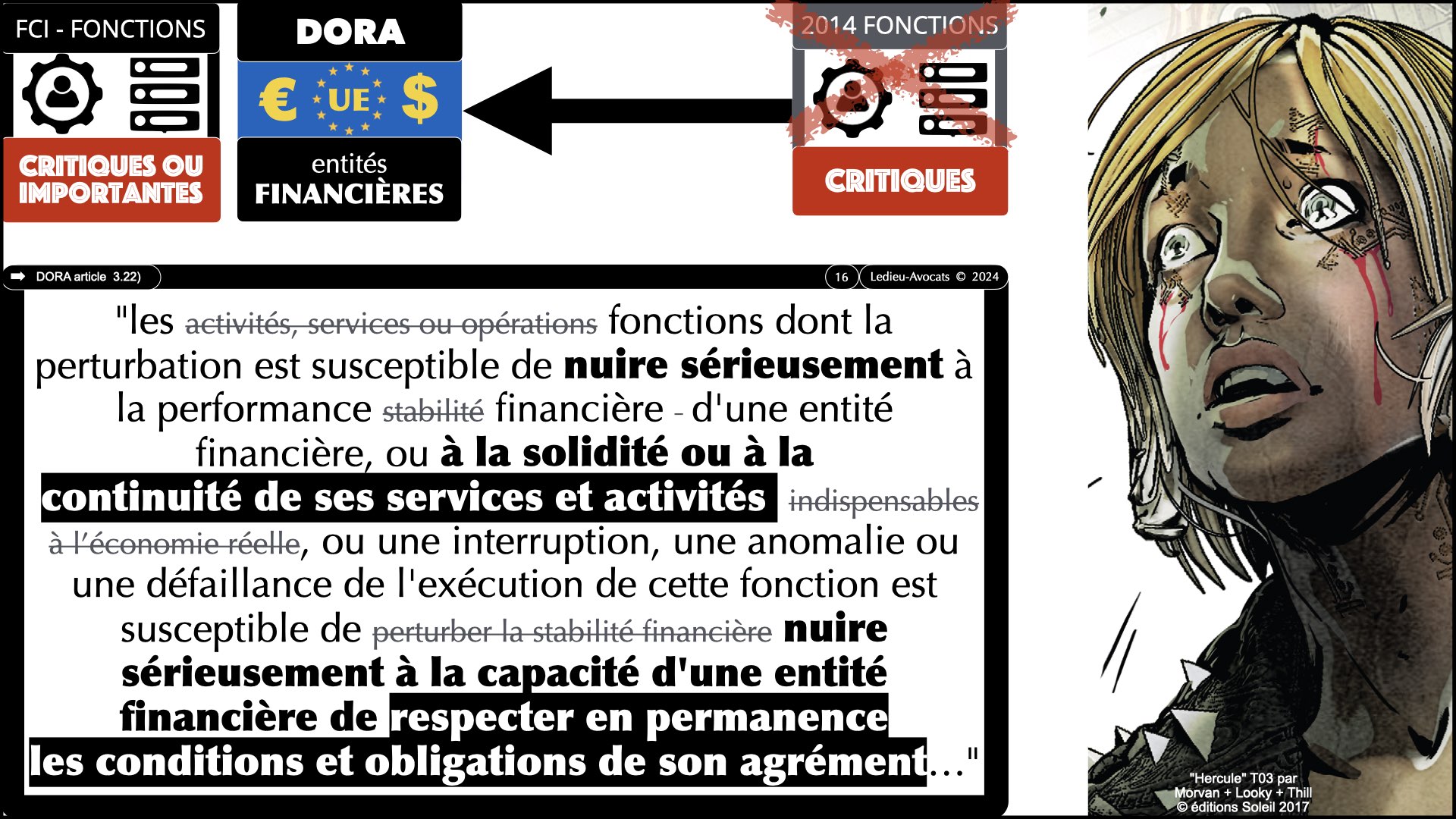 #534 DORA Fonctions Critiques ou Importantes ARMISv 1er février 2024 © Ledieu-Avocats 2024.016