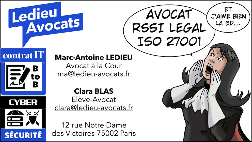 cyber-sécurité = technique et droit du numérique = Ledieu-Avocats !