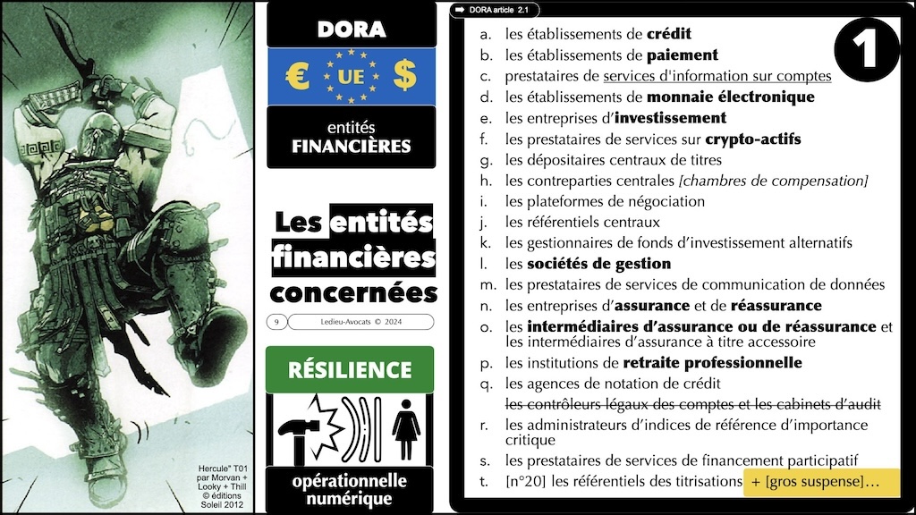 #541 DORA PRIORITE sur les Fonctions Critiques ou Importantes CREDIT AGRICOLE 15 mars 2024 © Ledieu-Avocats 13-03-2024.009