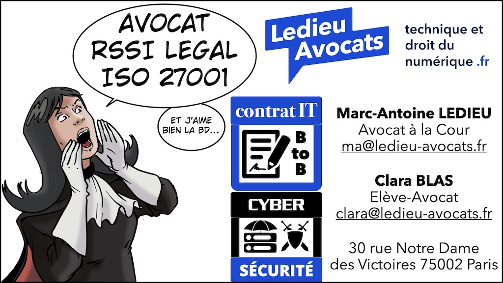 #543 les nouveaux enjeux de la cyber-sécurité et la cyber criminalité webinaire JURISCONFORME 22 mars 2024 © Ledieu-Avocats.003