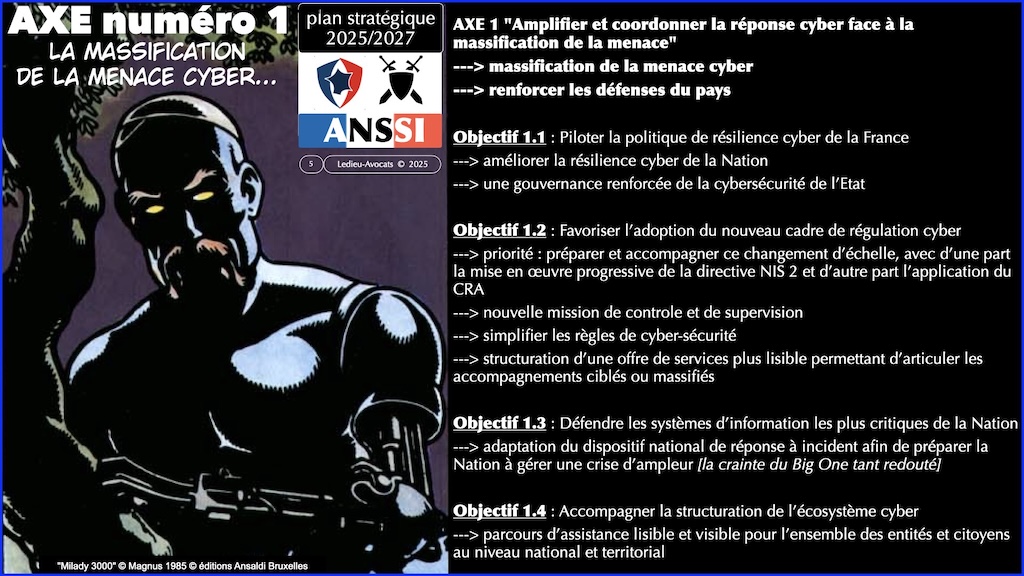 #618 ANSSI plan stratégique 2025-2027 [13 mars]© Ledieu-Avocats 2025.005