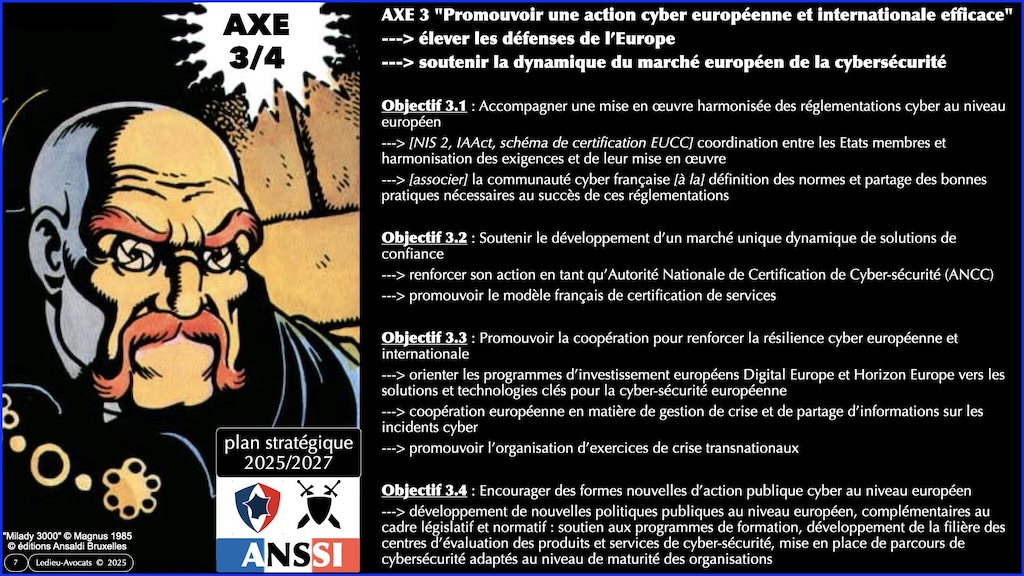 ANSSI plan stratégique 2025-2027 [13 mars]© Ledieu-Avocats 2025.007