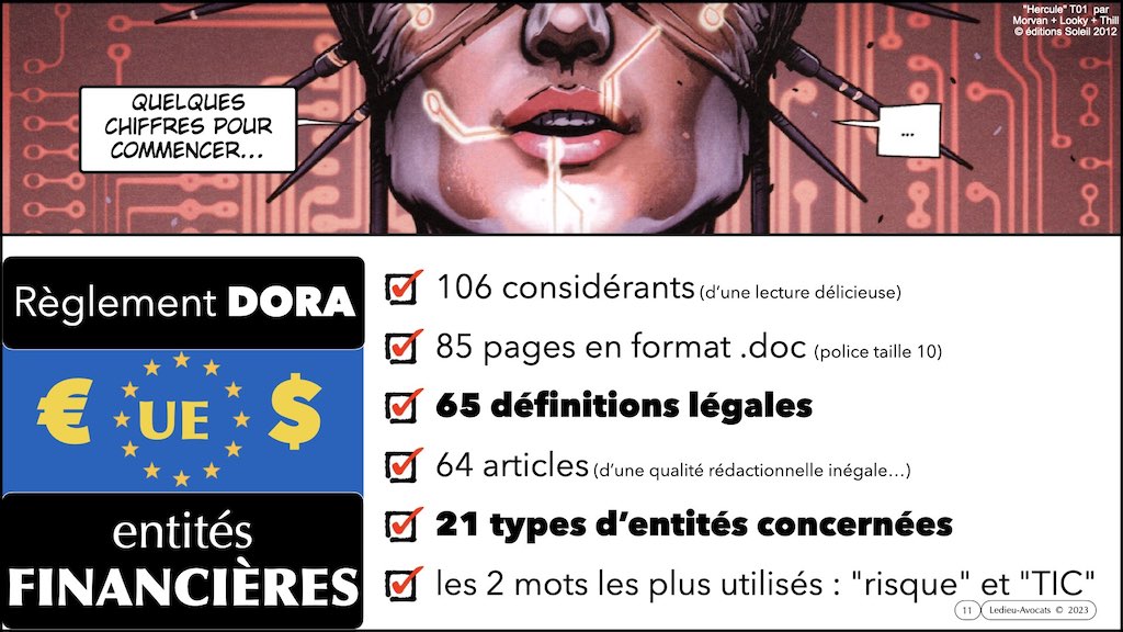 #469 DORA la cyber sécurité du secteur financier expliquée aux avocats d'affaires © Ledieu-Avocats 12-05-2023.011