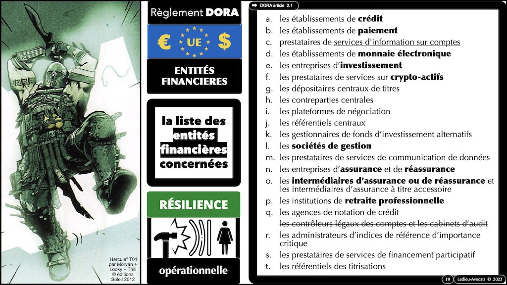 #469 DORA la cyber sécurité du secteur financier expliquée aux avocats d'affaires © Ledieu-Avocats 12-05-2023.019