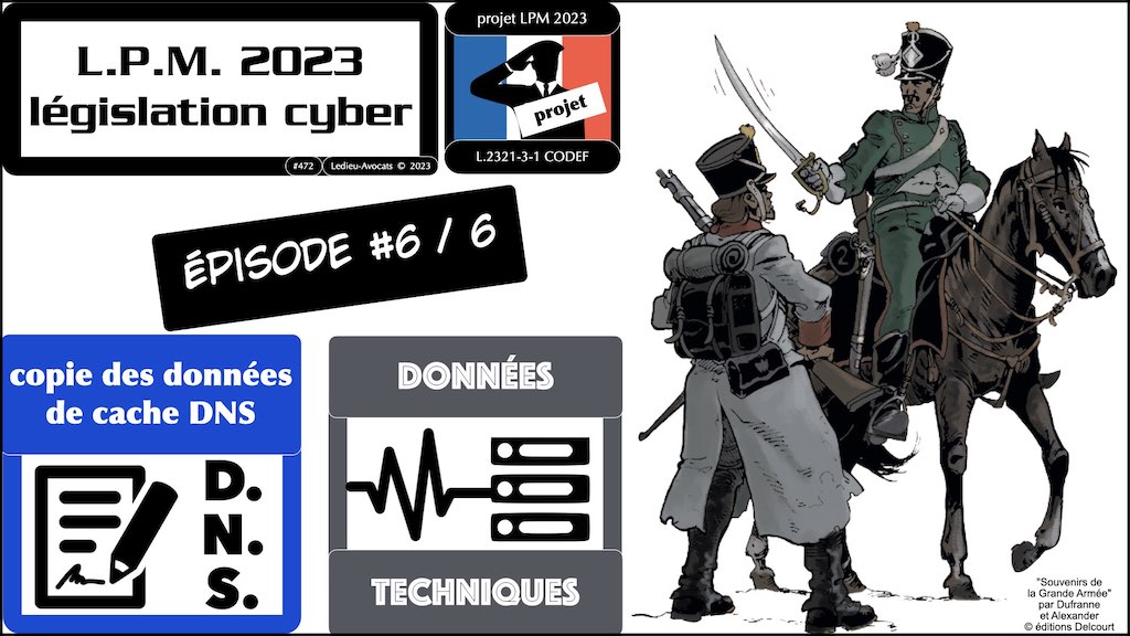 données techniques de cache DNS projet LPM 2023 spécial cyber #6 © Ledieu-Avocats
