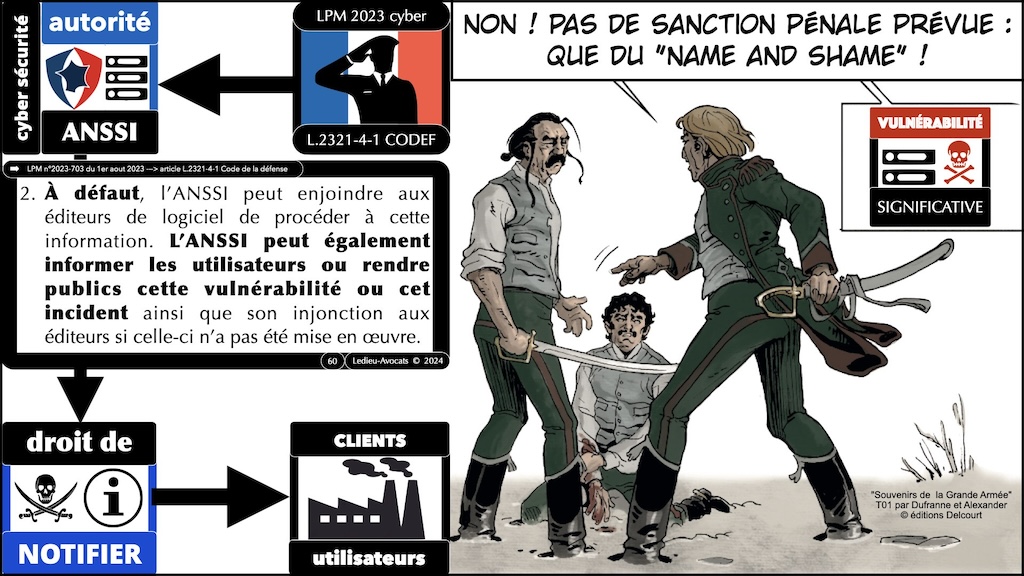 #571 quelles procédures légales de divulgation des vulnérabilités MàJ Code défense + LPM 2023 et Décret 2024 + NISv2 + DORA + TJ Albi © Ledieu-Avocats 29-06-2024.060