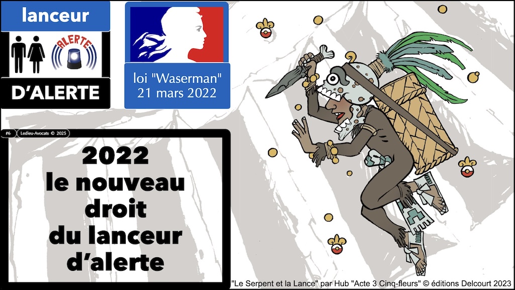 Lanceur d'alerte la loi Waserman 2022 © Ledieu-Avocats 2025