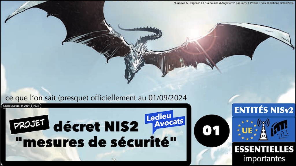 INTRO + RAPPEL NIS2 décret PROJET 01 mesures ANSSI de cyber-sécurité © Ledieu-Avocats 2024