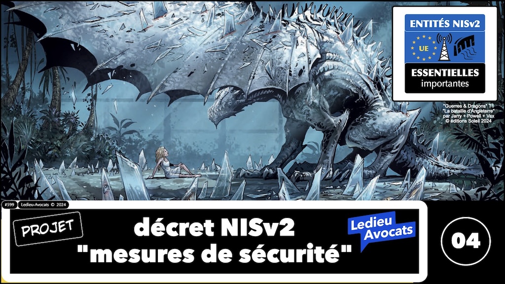 NIS2 décret projet mesures ANSSI de cyber-sécurité © Ledieu-Avocats 2024