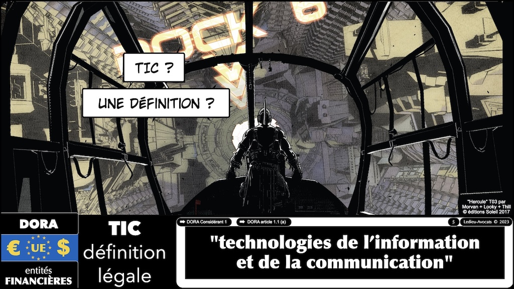 technologies de l'information et de la communication - déchiffrer DORA dans le texte #01 - Actif de TIC ? Actif Informationnel ? © Ledieu-Avocats 2023
