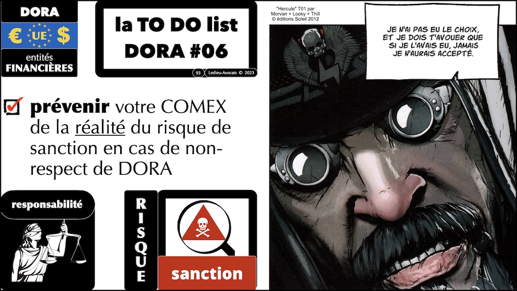 #518 déchiffrer DORA #06 non-conformité - responsabilité - risque de sanction © Ledieu-Avocats 2023.014