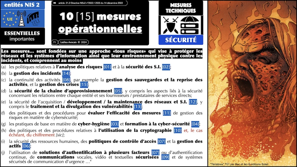 #590 NIS2 les vrais problèmes secteur agroalimentaire GIRAL 14 novembre 2024 © Ledieu-Avocats.071