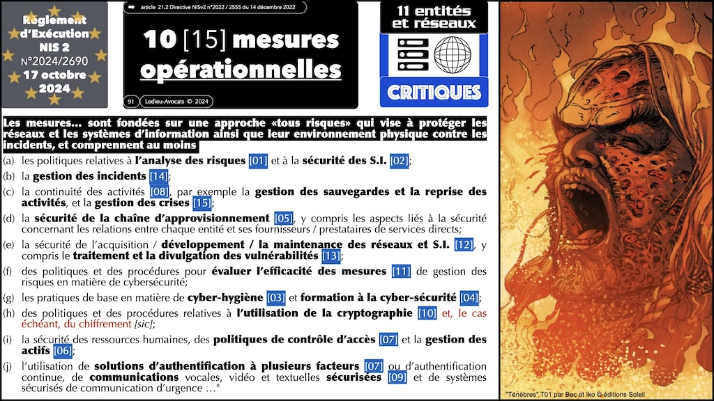 #590 NIS2 les vrais problèmes secteur agroalimentaire GIRAL 14 novembre 2024 © Ledieu-Avocats.091