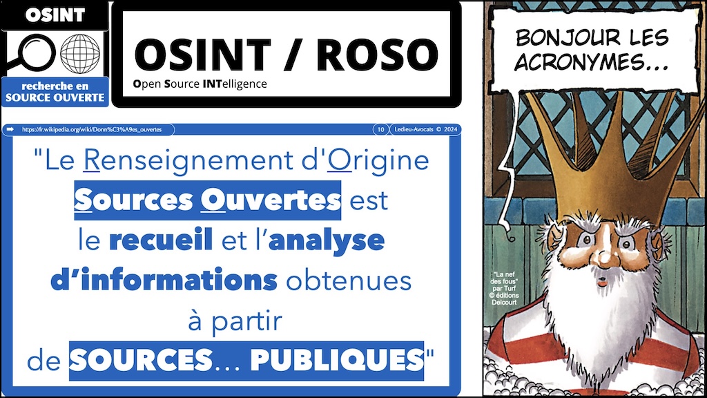 #591 OSINT et Leak c'est légal ou c'est pénal [OSINT-FR ECW 18 novembre 2024] © Ledieu-Avocats 17-11-2024.010