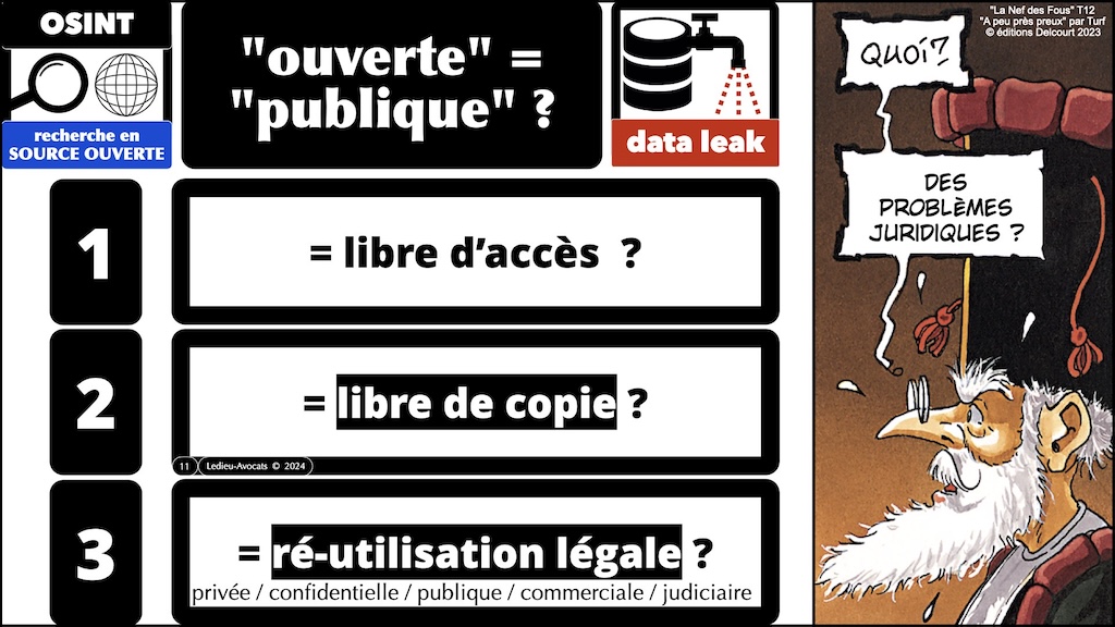 #591 OSINT et Leak c'est légal ou c'est pénal [OSINT-FR ECW 18 novembre 2024] © Ledieu-Avocats 17-11-2024.011