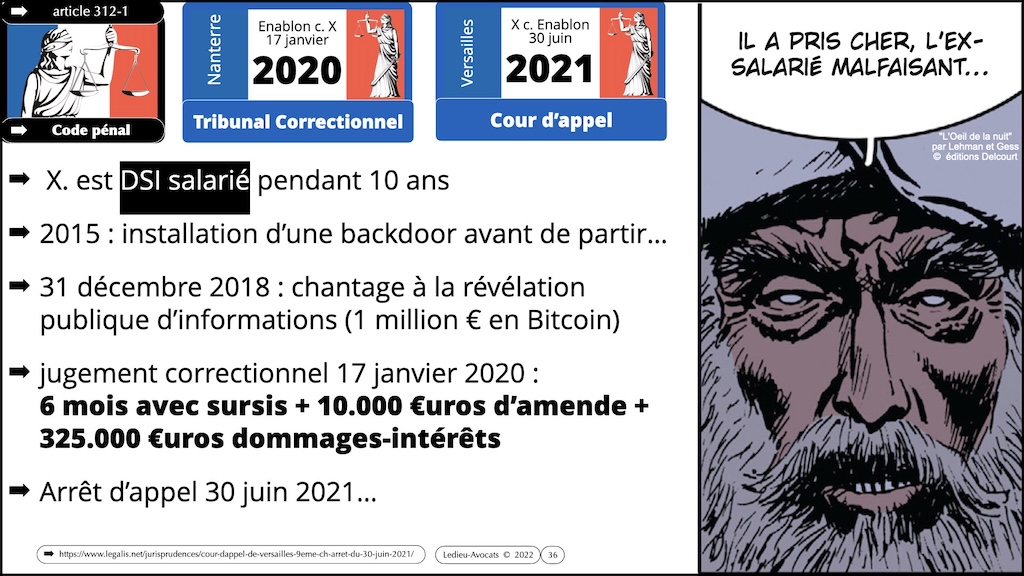 #592-1 le droit du test d'intrusion RESPONSABILITE Cyberschool parcours RSSI Rennes 19 novembre 2024 © Ledieu-Avocats.036