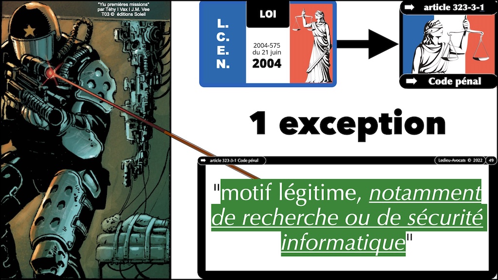 #592-2 le droit du test d'intrusion Cyberschool parcours RSSI Rennes 19 novembre 2024 © Ledieu-Avocats.049