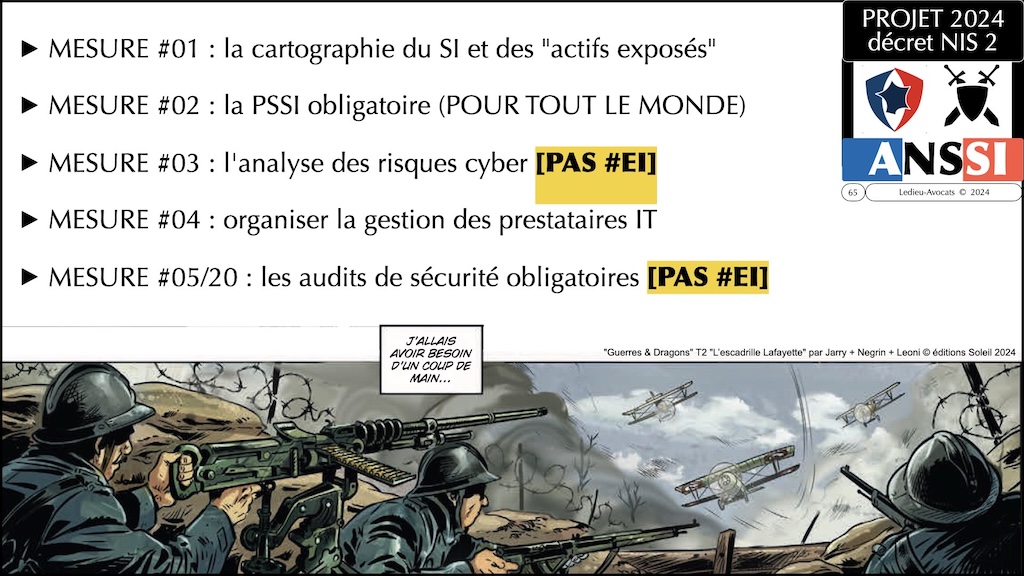 #596-2 cyber-sécurité et droit l'exemple de la Directive NIS2 Cyberschool M2 parcours RSSI Rennes 5 décembre 2024 © Ledieu-Avocats.065