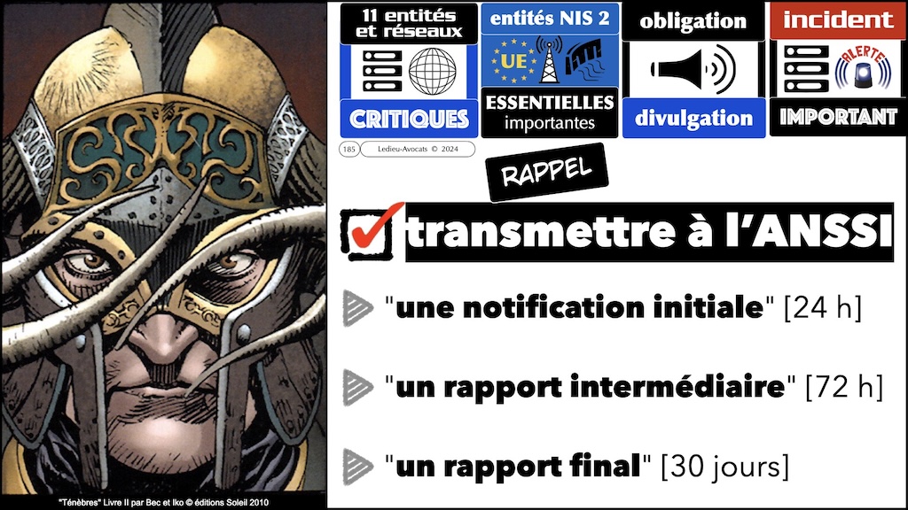 #596-2 cyber-sécurité et droit l'exemple de la Directive NIS2 Cyberschool M2 parcours RSSI Rennes 5 décembre 2024 © Ledieu-Avocats.185