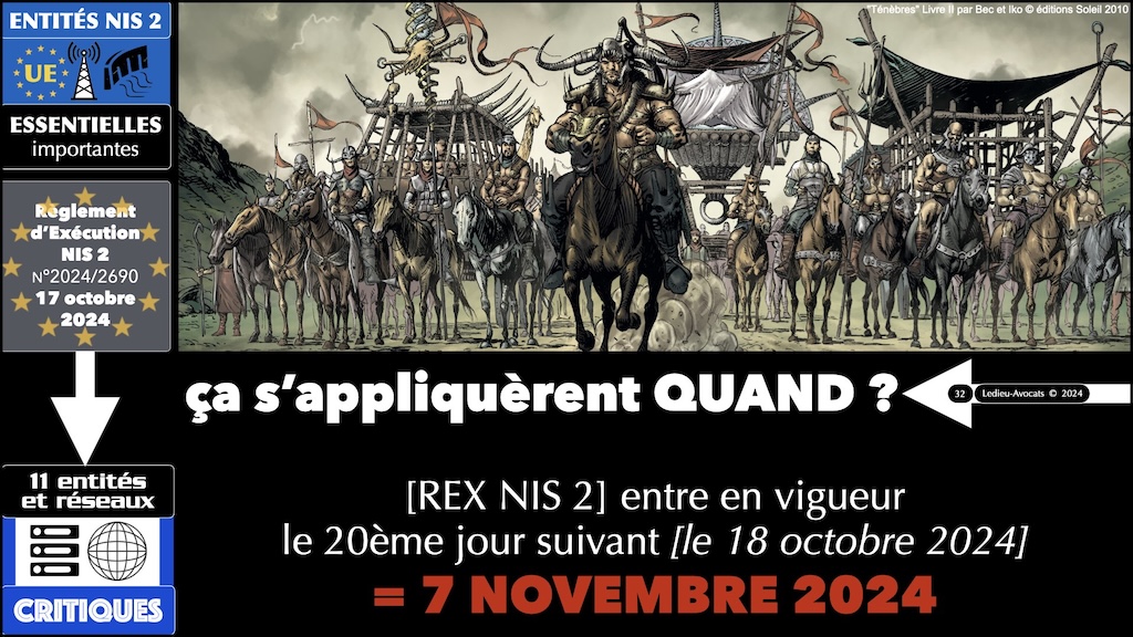 #598 législation cyber spécial MSSP 2022 à 2027 NIS2 LPM CRA IAAct REX NIS2 [TheGreenBow 11 décembre 2024] © Ledieu-Avocats.032