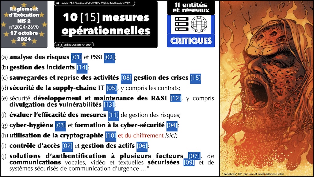 #598 législation cyber spécial MSSP 2022 à 2027 NIS2 LPM CRA IAAct REX NIS2 [TheGreenBow 11 décembre 2024] © Ledieu-Avocats.034