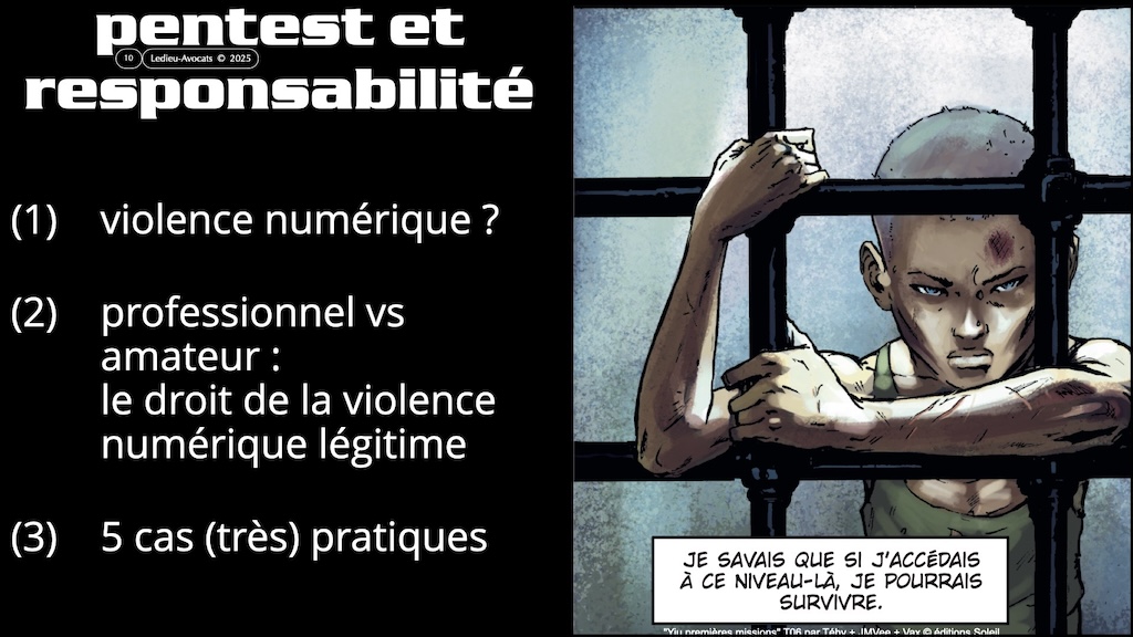 #603 pentest vs intrusion responsabilité pénale civile ENIB Brest [13 janvier 2025] © Ledieu-Avocats.010