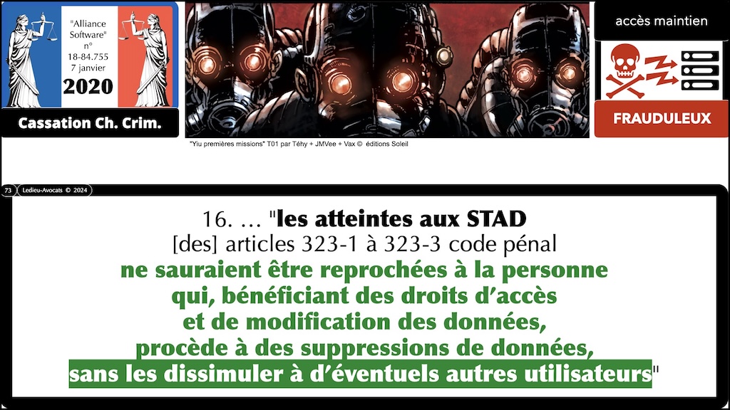 #603 pentest vs intrusion responsabilité pénale civile ENIB Brest [13 janvier 2025] © Ledieu-Avocats.073