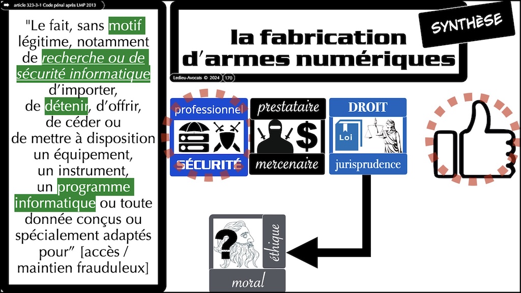 #603 pentest vs intrusion responsabilité pénale civile ENIB Brest [13 janvier 2025] © Ledieu-Avocats.170