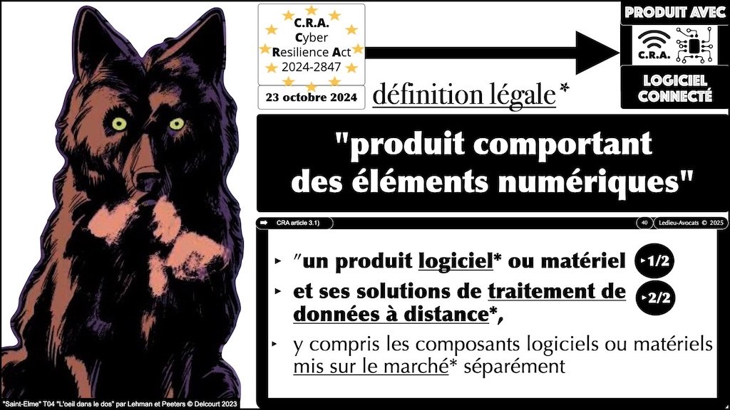 #606 CRA produit comportant des éléments numériques ? Cyber Resilience Act #03 © Ledieu-Avocats.040